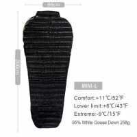 Ultralight Sleeping Bag Aegismax Mini Black L </br>6 ~ 11°C