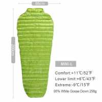 Ultralight Sleeping Bag Aegismax Mini Green L </br>6 ~ 11°C