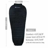 Ultralight Sleeping Bag Aegismax Nano L Black </br>5 ~ 10°C