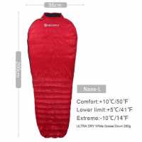 Ultralight Sleeping Bag Aegismax Nano L Red </br>5 ~ 10°C