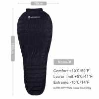 Ultralight Sleeping Bag Aegismax Nano M Black </br>5 ~ 10°C