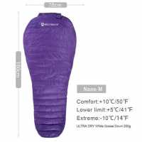 Ultralight Sleeping Bag Aegismax Nano M </br>Purple 5 ~ 10°C